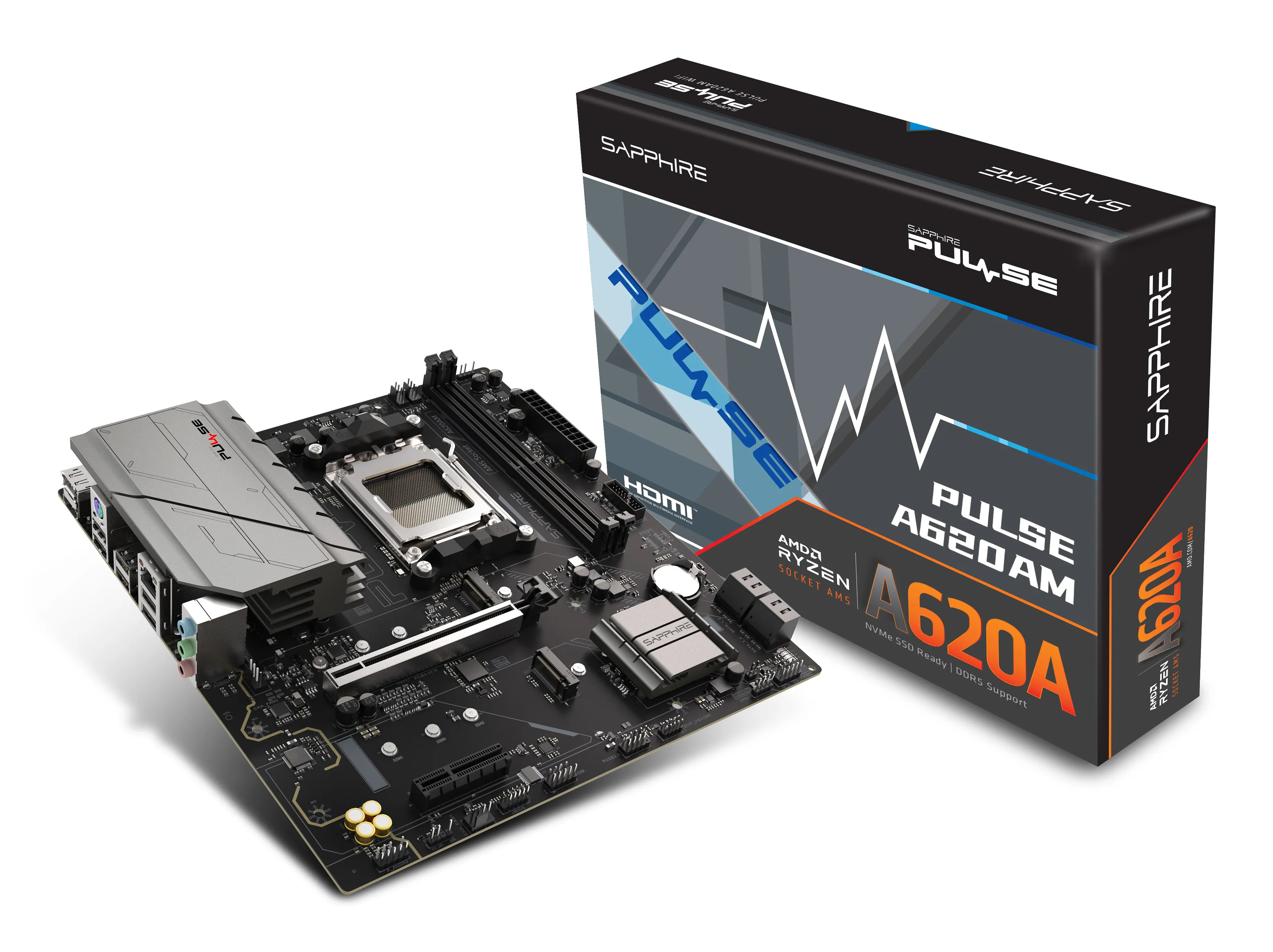 Sapphire PULSE A620AM AM5 mATX moderkort
