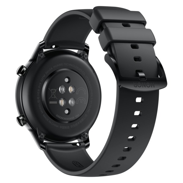 Honor MagicWatch 2, 42mm, silicone Wristband, Agate Black -&auml;lykello