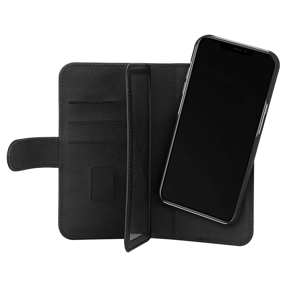 GEAR Wallet 7 Cards, iPhone 13 Pro - 2-in-1 Wallet Case, Black
