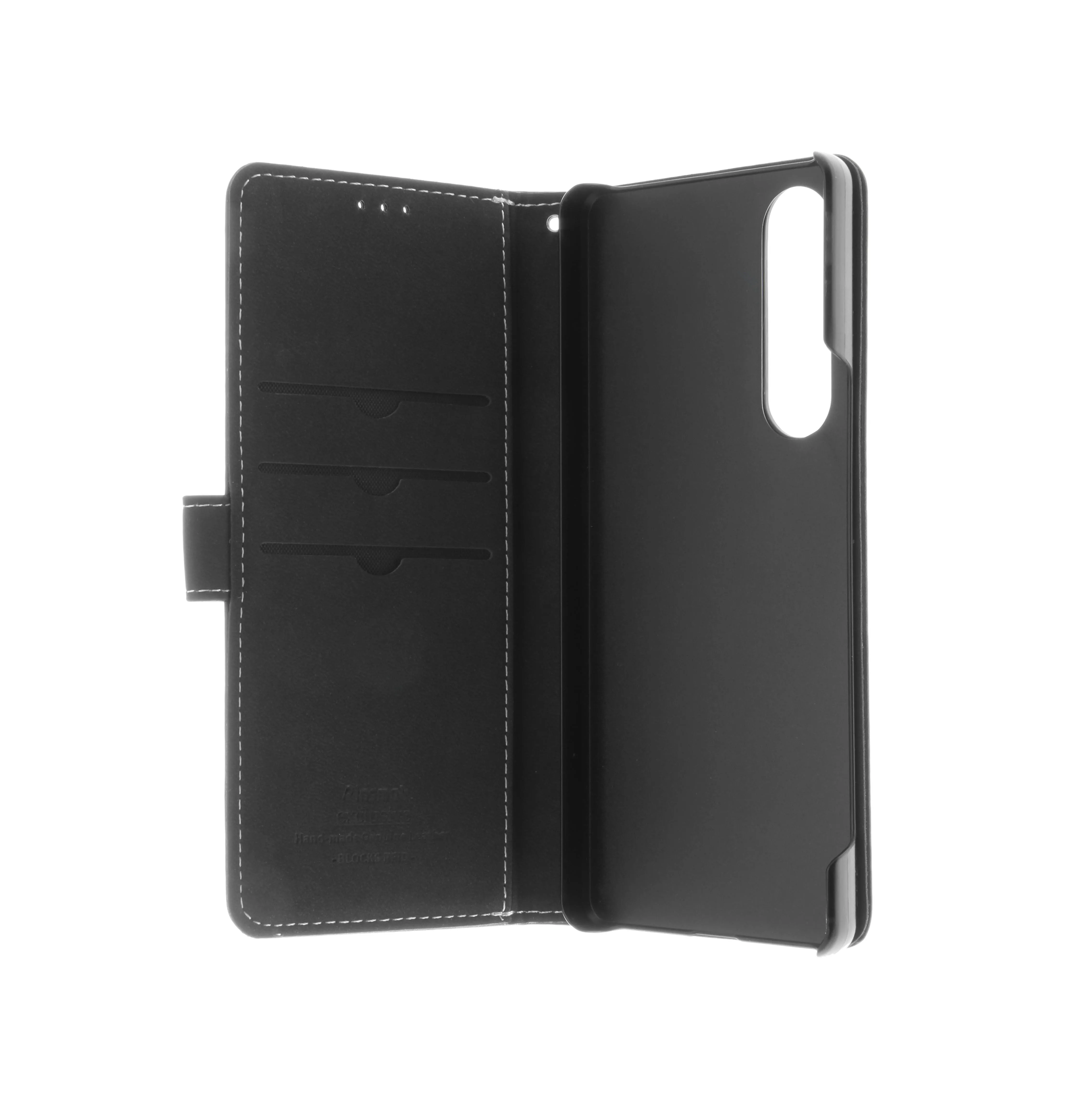 Insmat Flip Case, Xperia 1 V - plånboksfodral, Svart