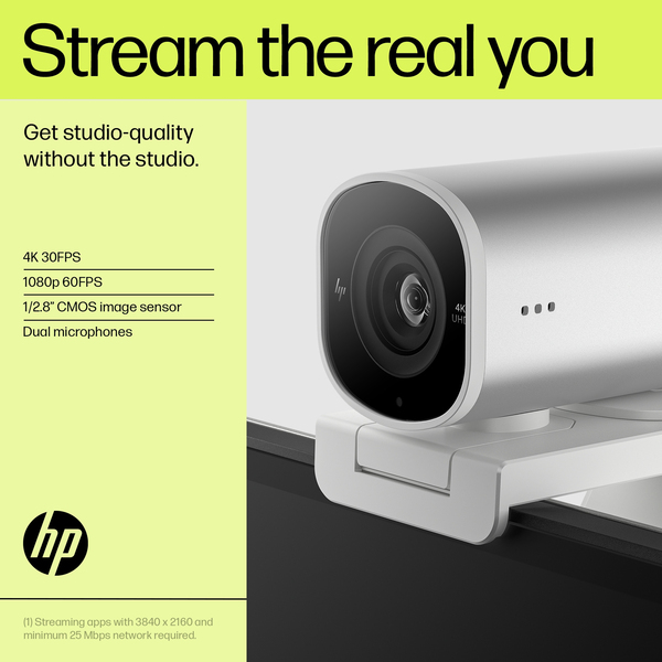 HP 960 4K Streaming Webcam