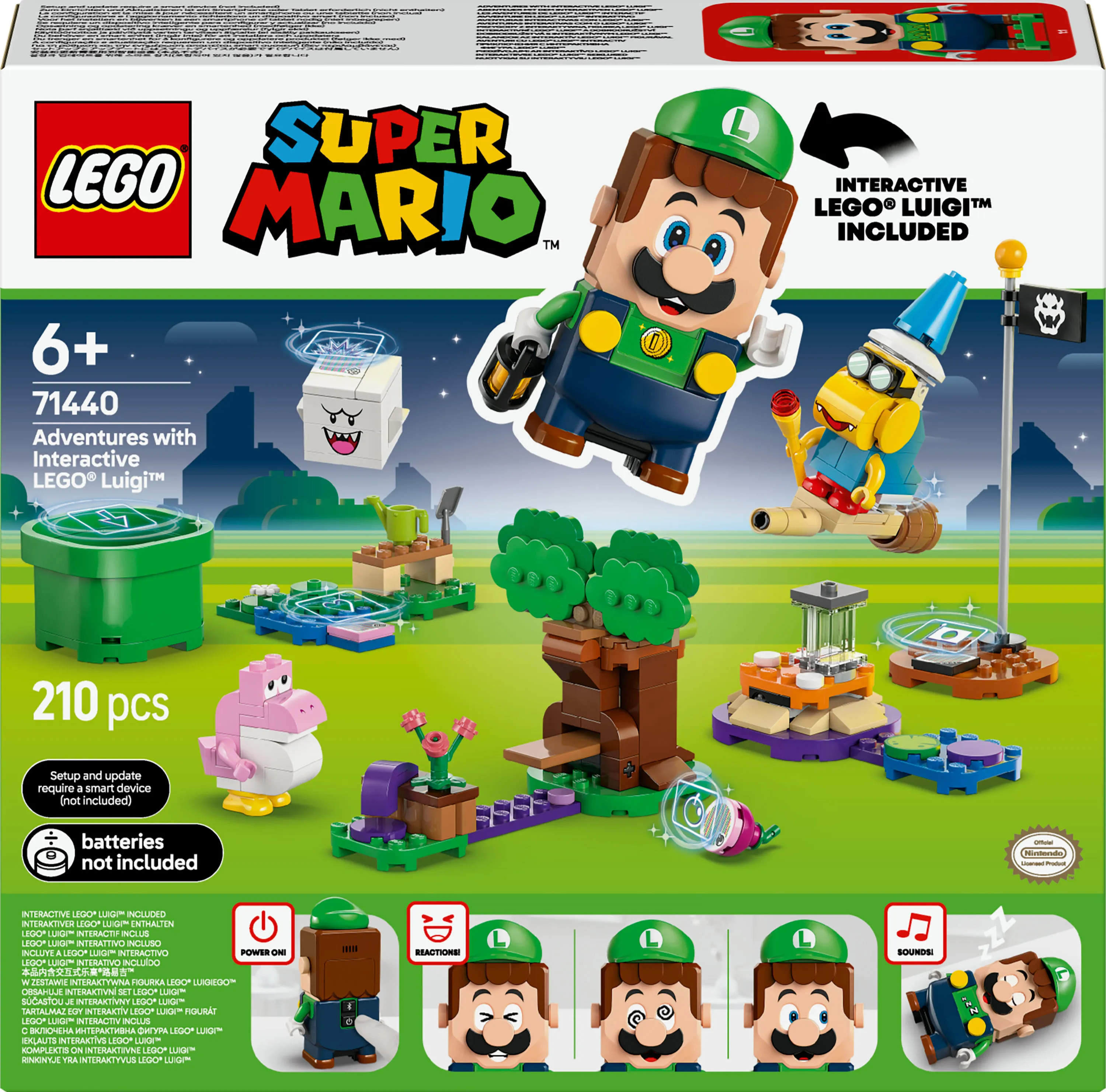 LEGO Super Mario Interaktiivisen LEGO Luigi hahmon seikkailut 71440