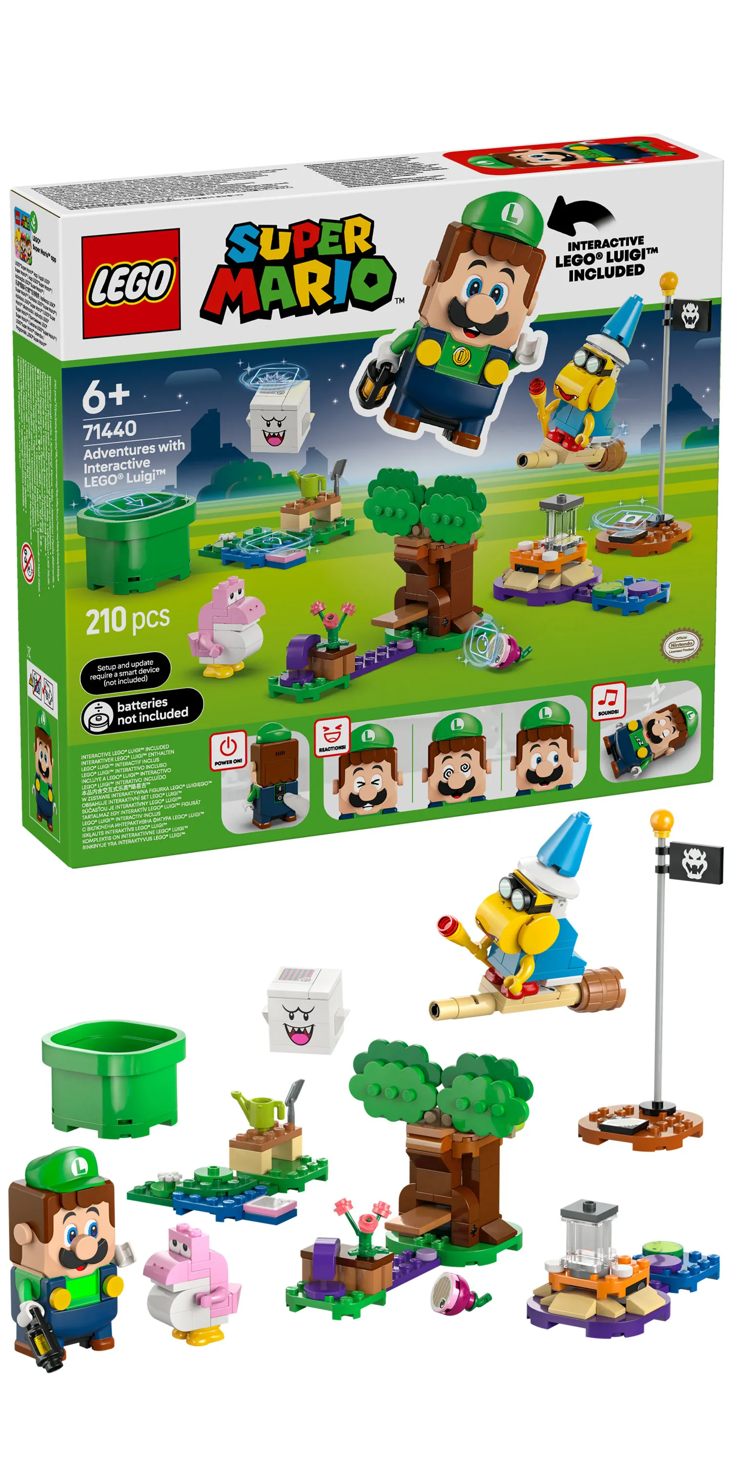 LEGO Super Mario Interaktiivisen LEGO Luigi hahmon seikkailut 71440