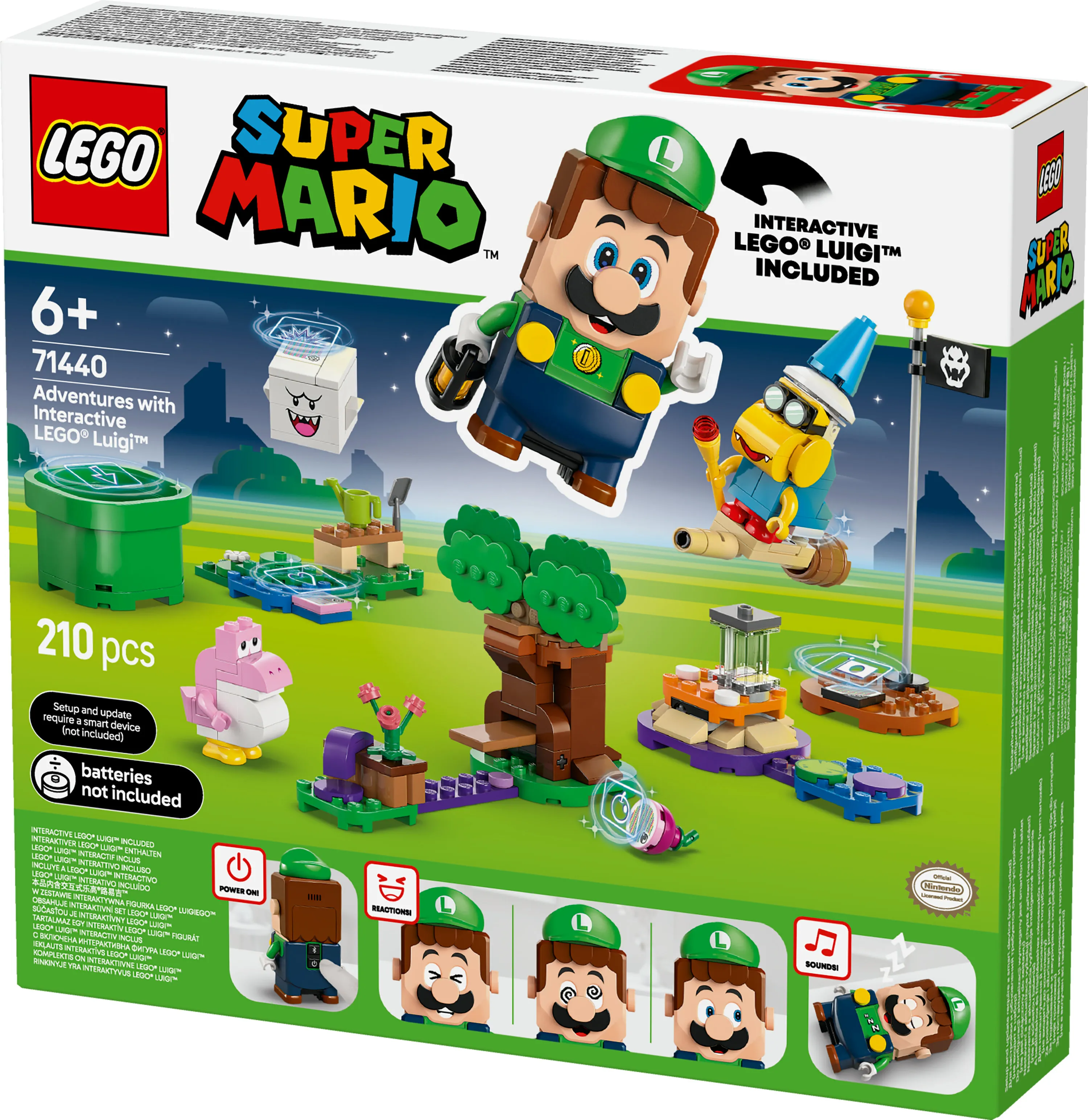 LEGO Super Mario Interaktiivisen LEGO Luigi hahmon seikkailut 71440