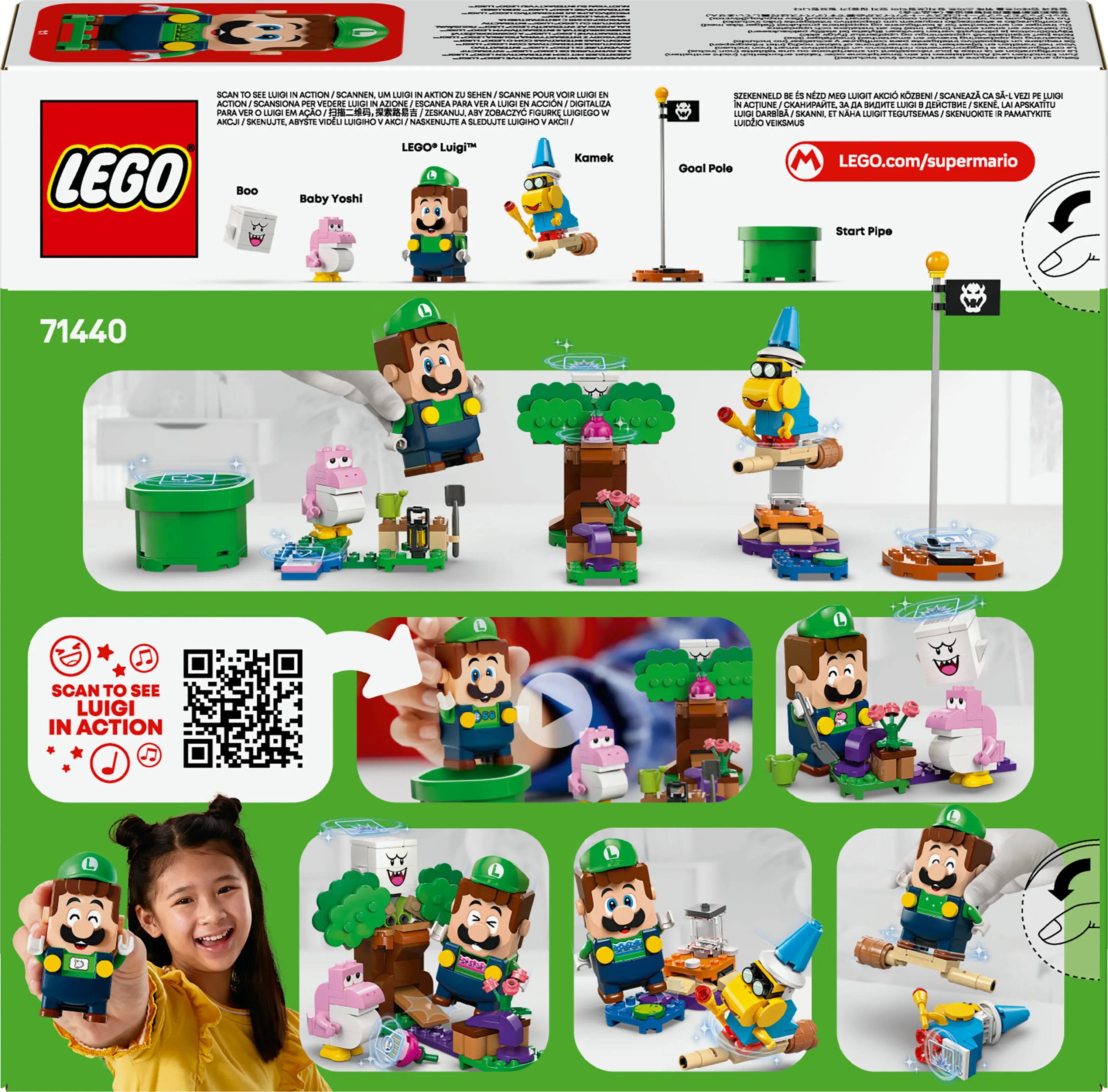 LEGO Super Mario Interaktiivisen LEGO Luigi hahmon seikkailut 71440