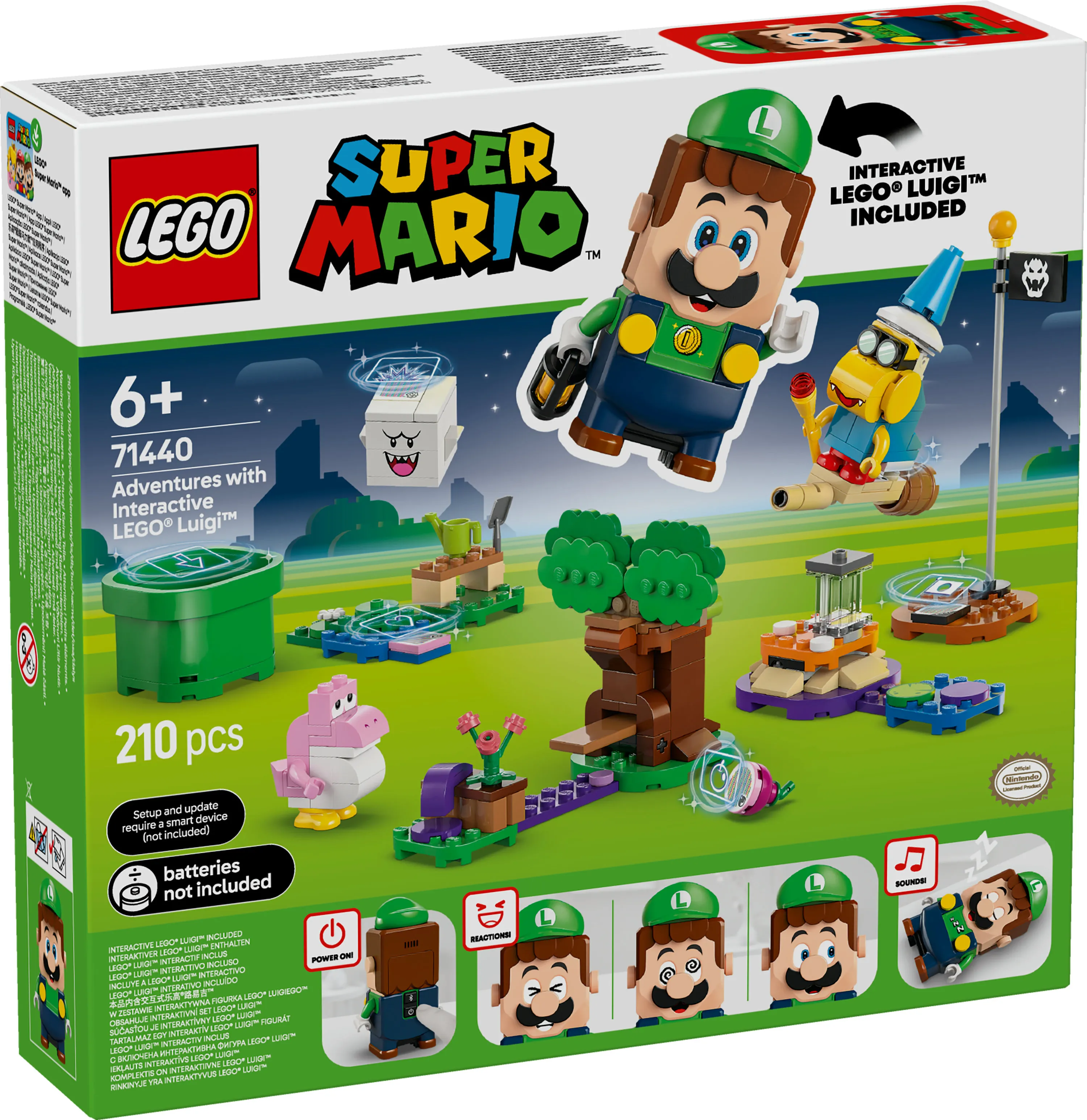LEGO Super Mario Interaktiivisen LEGO Luigi hahmon seikkailut 71440