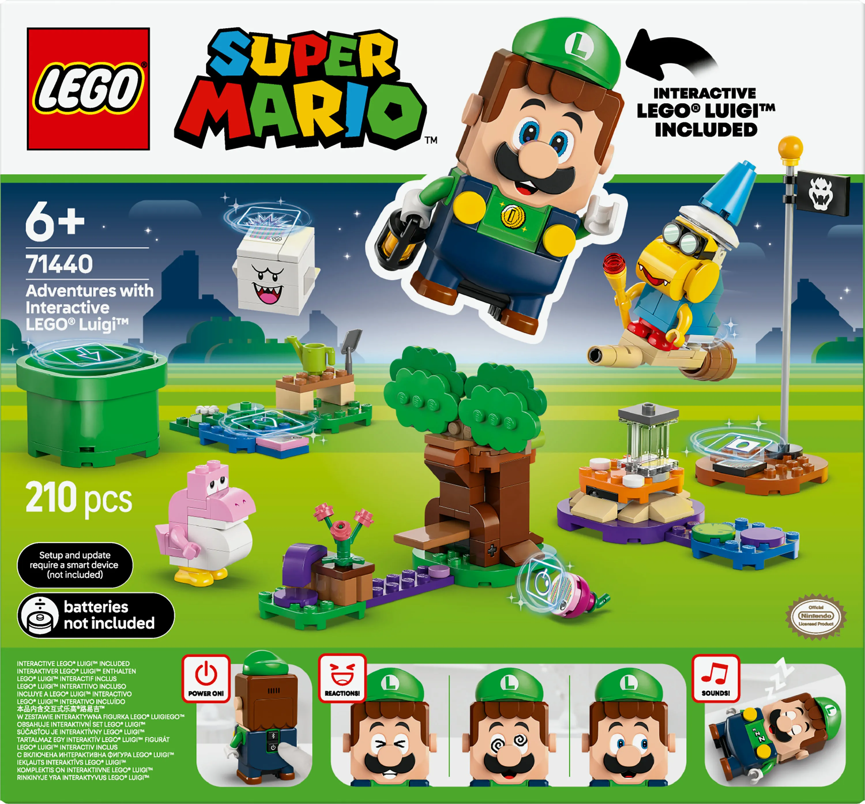 LEGO Super Mario Interaktiivisen LEGO Luigi hahmon seikkailut 71440