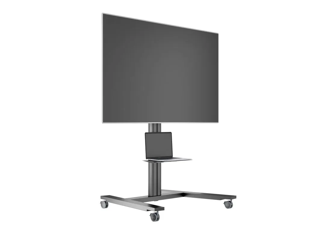 Multibrackets M Public Display Stand 145 Single - Teline tuotteelle LCD-n&auml;ytt&ouml; - alumiini - musta -n&auml;yt&ouml;n koko: 40&quot;-63&quot;