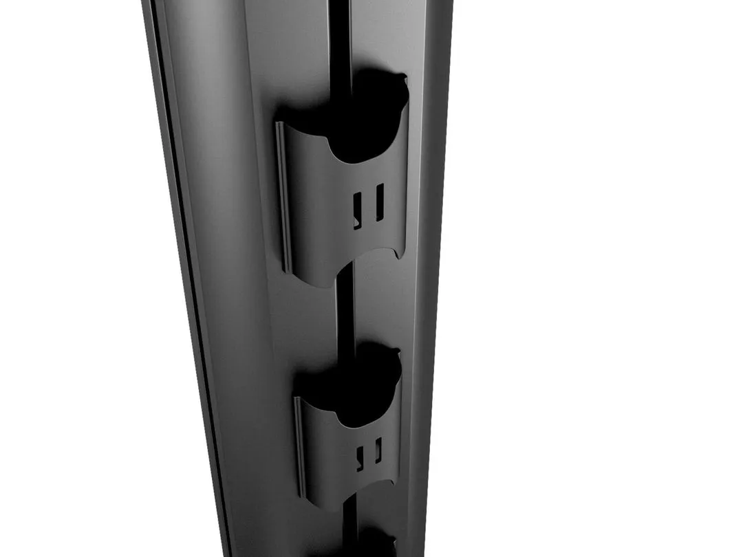 Multibrackets M Public Display Stand 145 Single - Teline tuotteelle LCD-n&auml;ytt&ouml; - alumiini - musta -n&auml;yt&ouml;n koko: 40&quot;-63&quot;