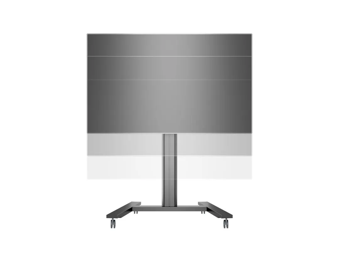 Multibrackets M Public Display Stand 145 Single - Teline tuotteelle LCD-n&auml;ytt&ouml; - alumiini - musta -n&auml;yt&ouml;n koko: 40&quot;-63&quot;