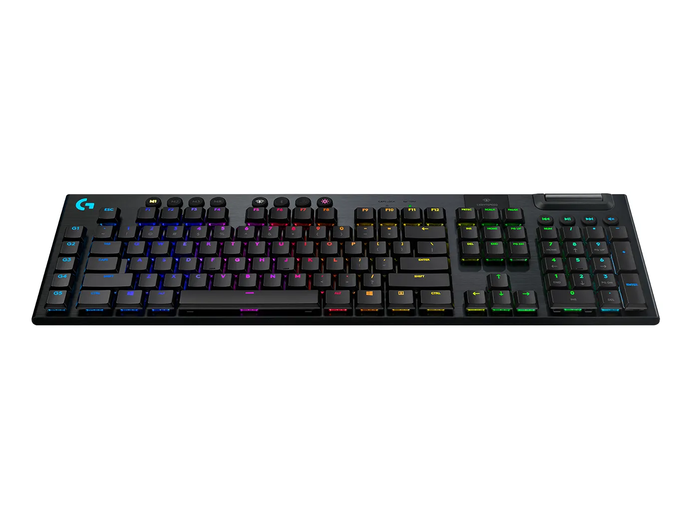 Logitech G G915 LIGHTSPEED -langaton mekaaninen pelin&auml;pp&auml;imist&ouml;, GL Clicky, musta