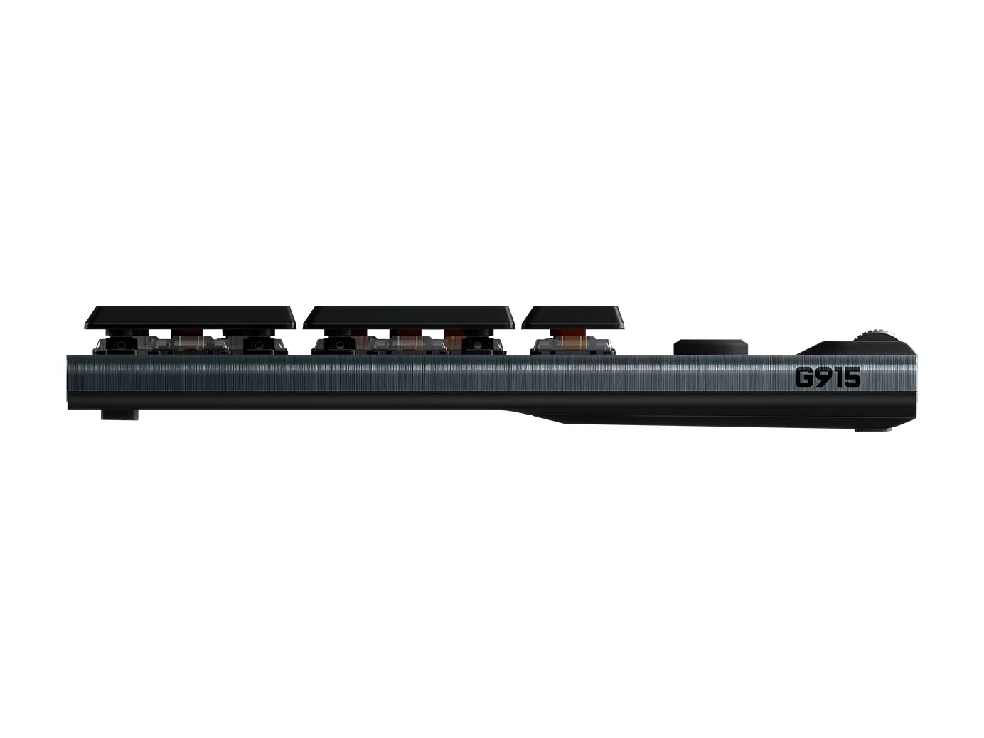 Logitech G G915 LIGHTSPEED -langaton mekaaninen pelin&auml;pp&auml;imist&ouml;, GL Clicky, musta
