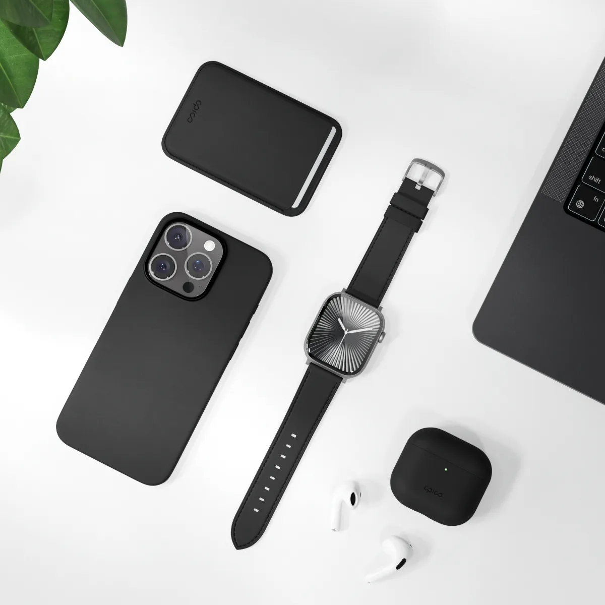 Epico Leather Case | AirPods Pro 3 | Black | Impact  &  Scratch Protection