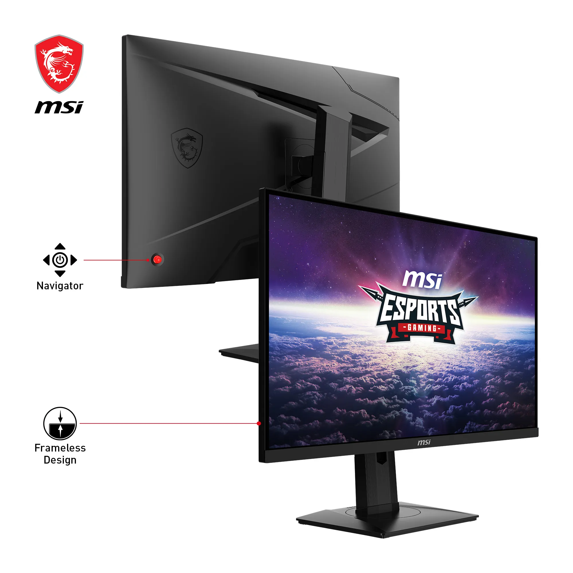 MSI G274QPXDE 27 2560 x 1440 (2K) HDMI DisplayPort USB-C 240Hz Pivot Sk&aelig;rm