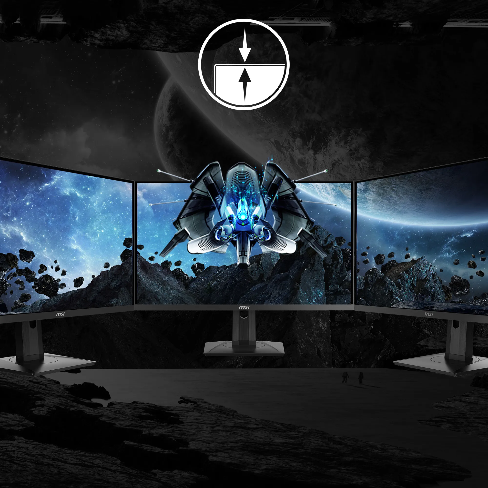 MSI G274QPXDE 27 2560 x 1440 (2K) HDMI DisplayPort USB-C 240Hz Pivot Sk&aelig;rm