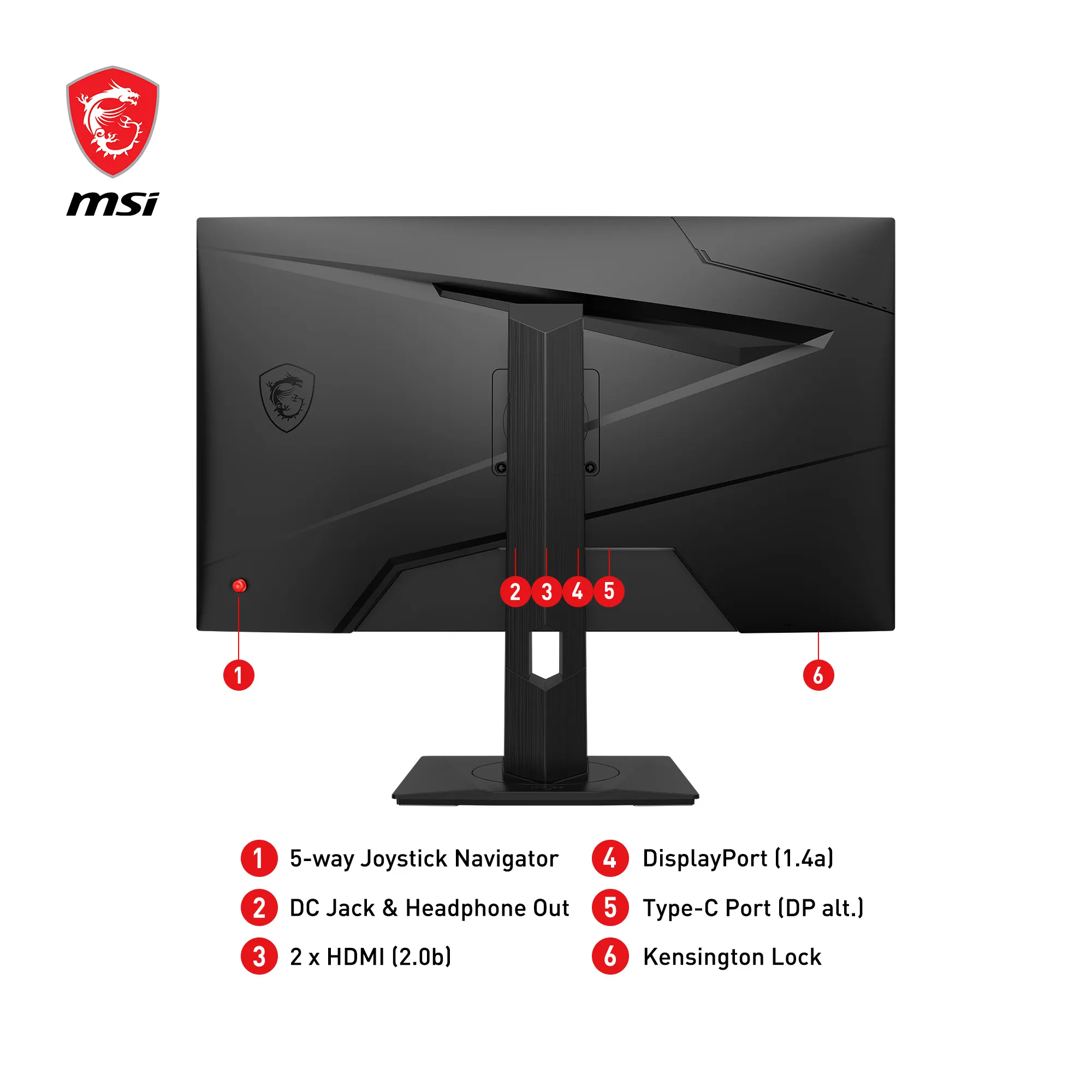 MSI G274QPXDE 27 2560 x 1440 (2K) HDMI DisplayPort USB-C 240Hz Pivot Sk&aelig;rm