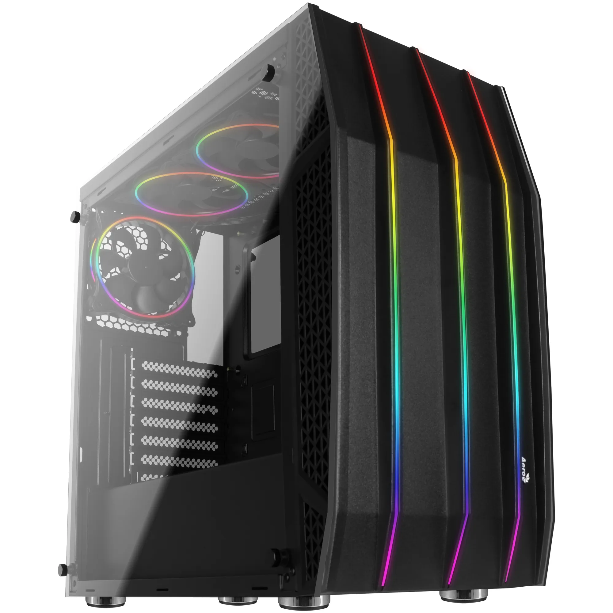 Aerocool Klaw - Mid Tower case, window, Black