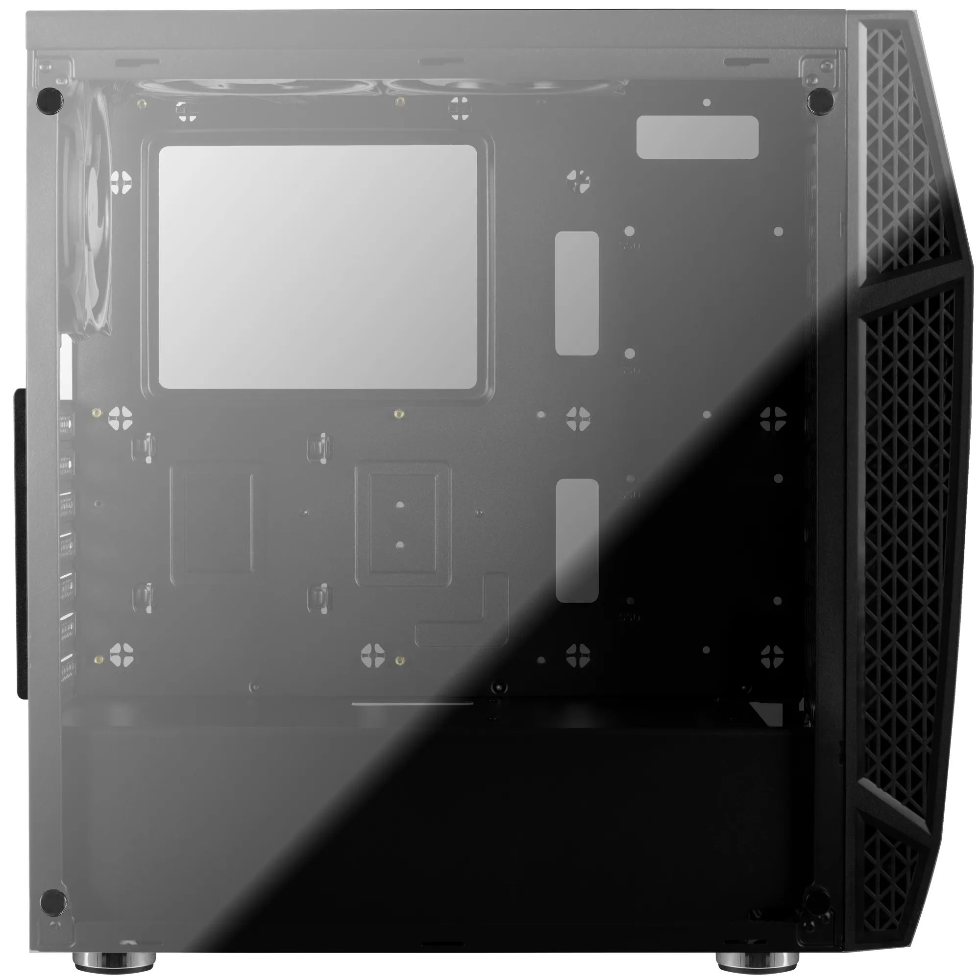 Aerocool Klaw - Mid Tower case, window, Black