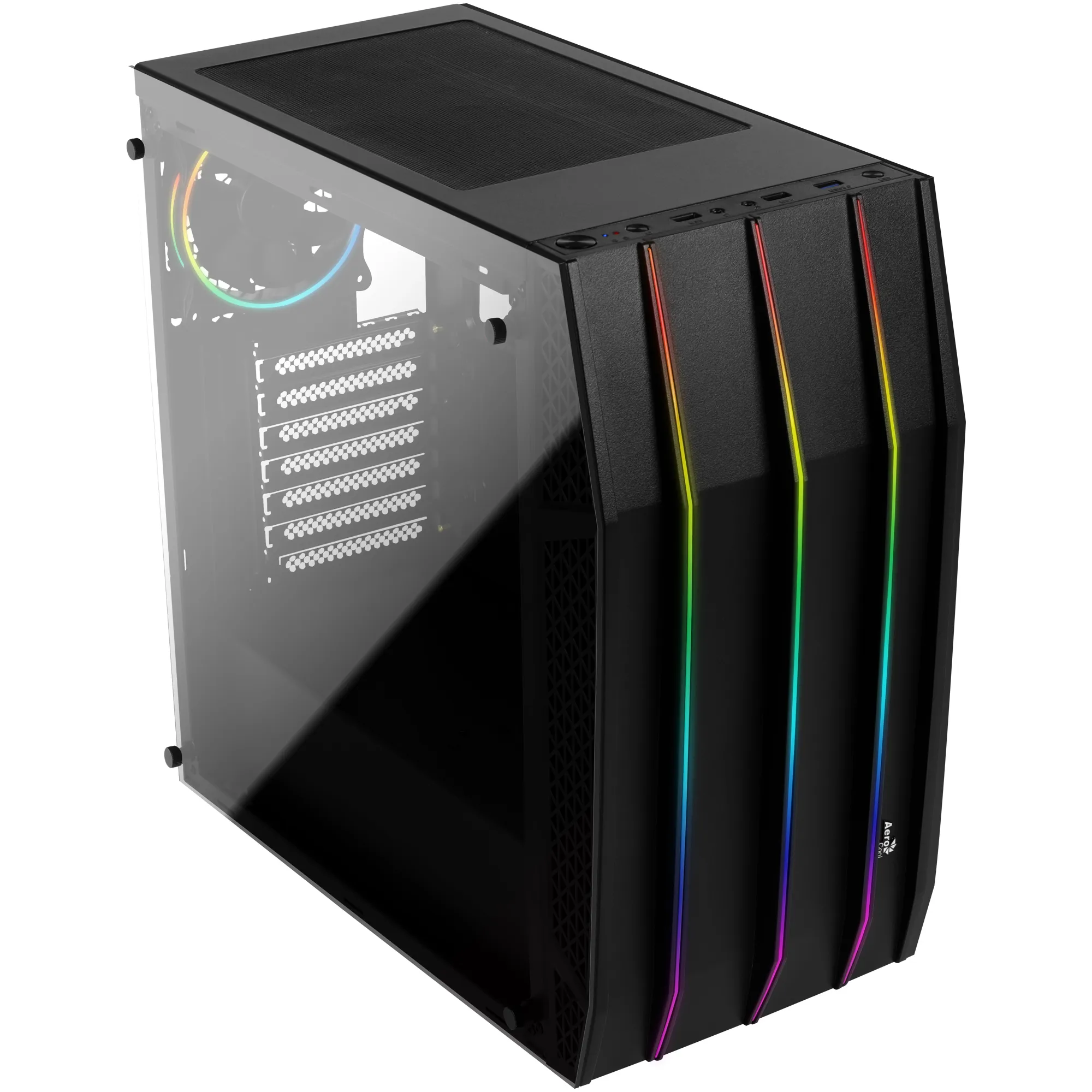 Aerocool Klaw - Mid Tower case, window, Black