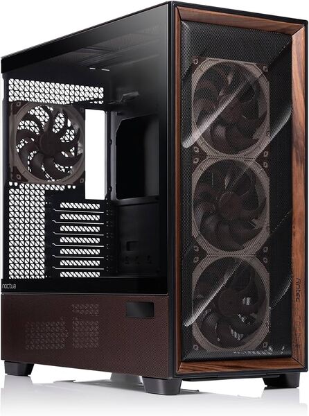 Antec Flux Pro Noctua Edition T&auml;ystorni -tietokonekotelo - Musta, Ruskea