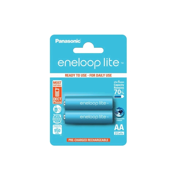 Panasonic Eneloop Lite AA-akku 950mAh 2kpl/pkt