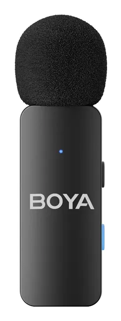 BOYA BY-V4U, USB-C, Condenser Wireless Lavalier Microphone (incl. 4 transmitters + 1 receiver + case), Black