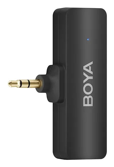 BOYA BY-V4, Condenser Wireless Lavalier Microphone (incl. 4 transmitters + 1 receiver + case), Black