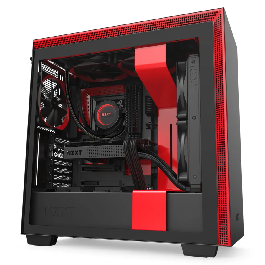 NZXT H710  - Black/Red