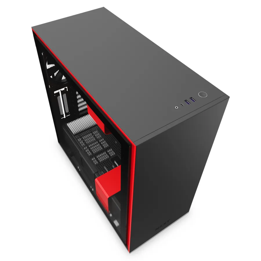 NZXT H710  - Black/Red
