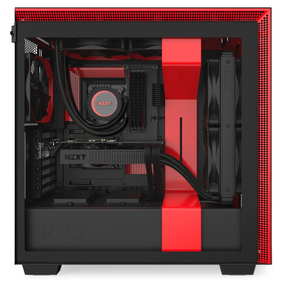NZXT H710  - Black/Red