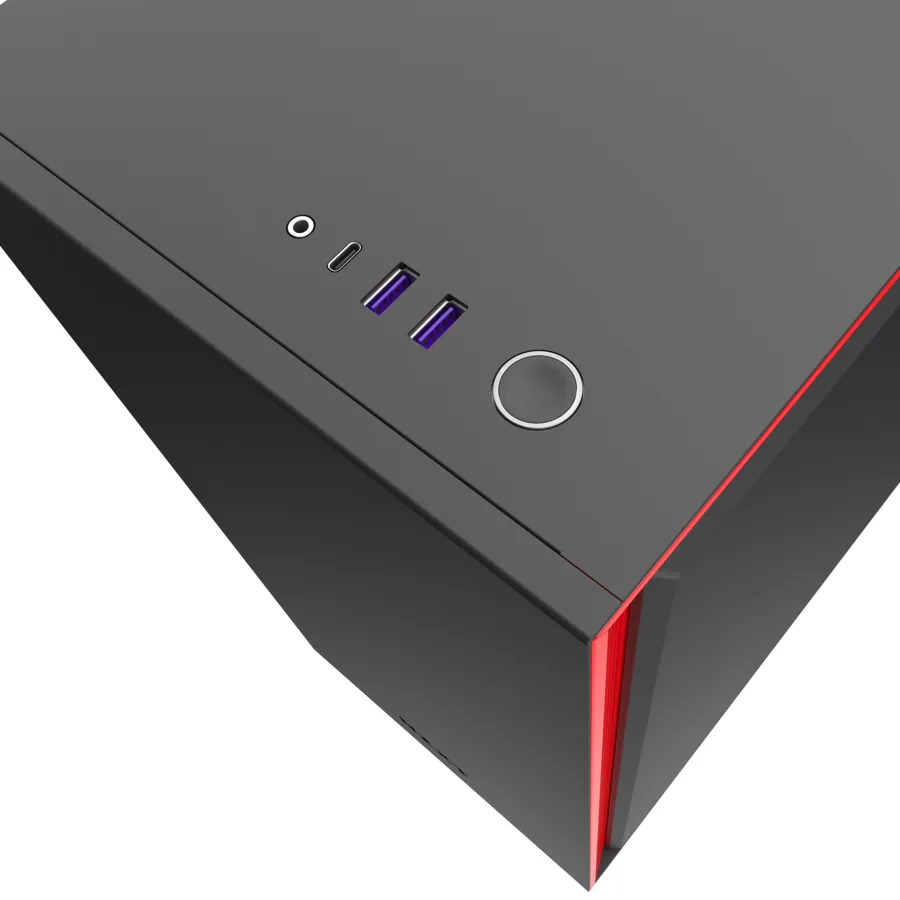 NZXT H710  - Black/Red