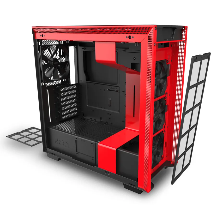NZXT H710  - Black/Red