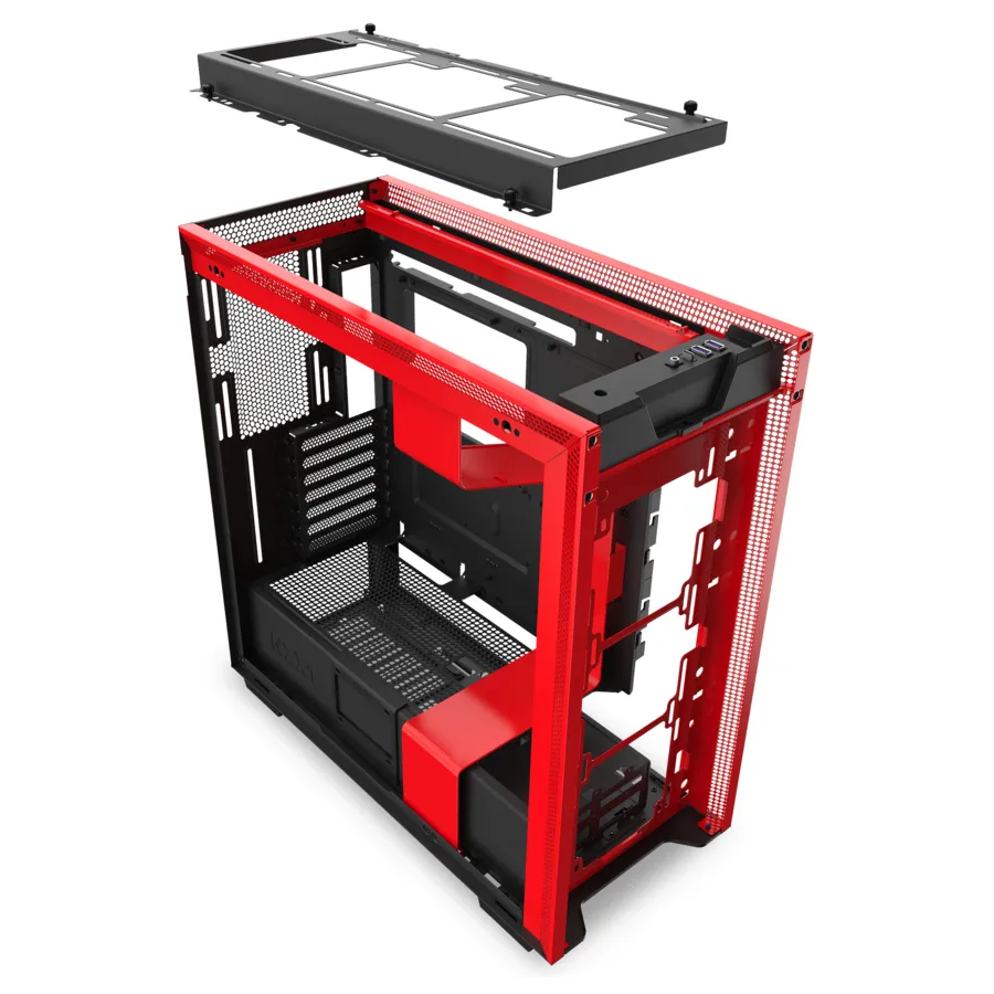 NZXT H710  - Black/Red