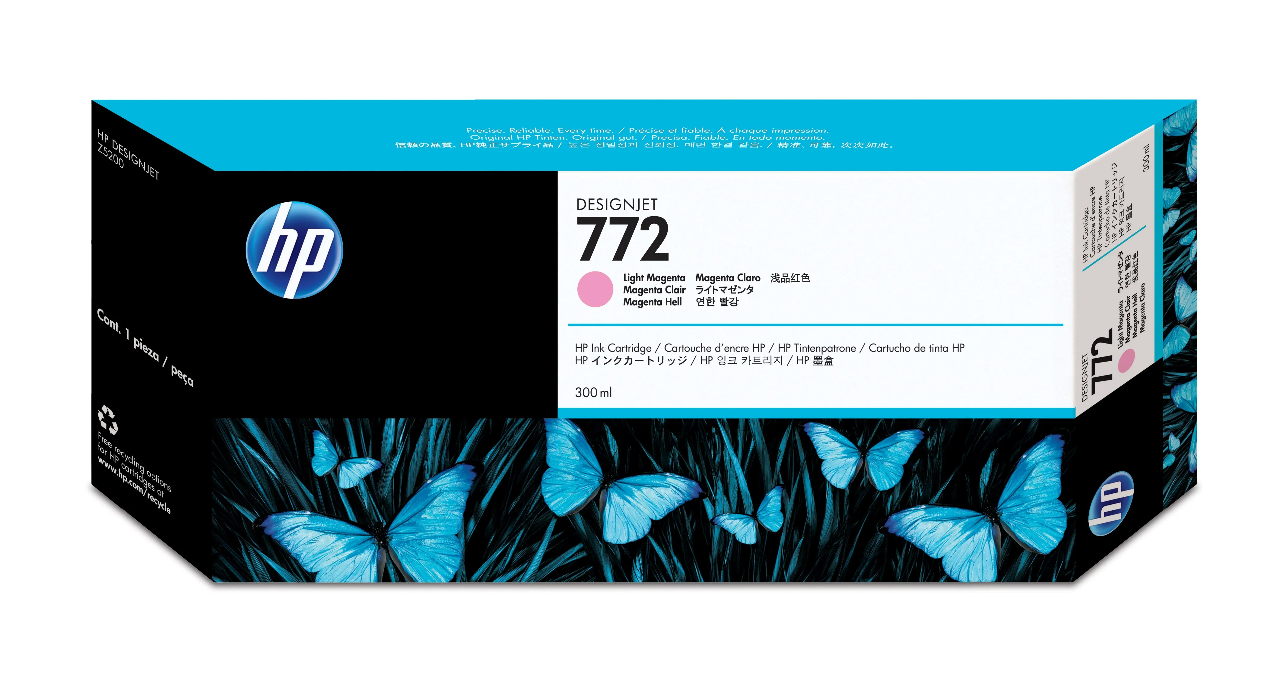 HP 772 ink cartridge, 300 ml, Light Magenta