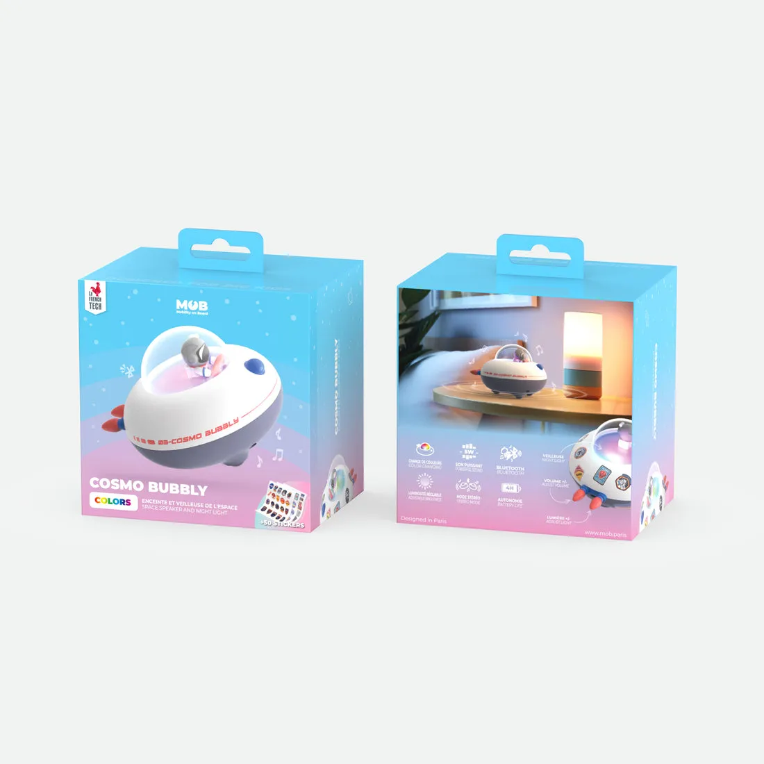 MOB Cosmo Bubbly Speaker, - speaker, White