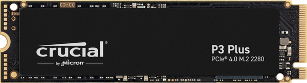 Crucial P3 Plus 4 TB, PCIe 4.0, M.2 -SSD-levy