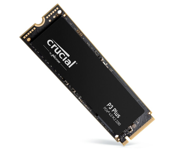 Crucial P3 Plus 4 TB, PCIe 4.0, M.2 -SSD-levy