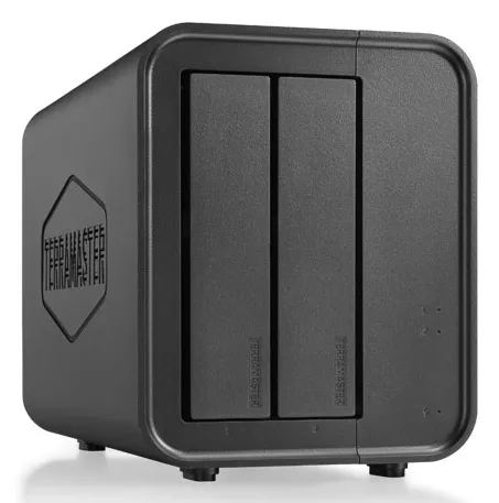 TerraMaster D2-320 - External Direct Attached Storage Enclosure, Black