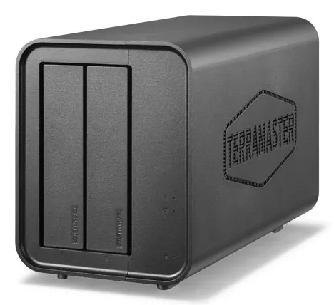 TerraMaster D2-320 - External Direct Attached Storage Enclosure, Black