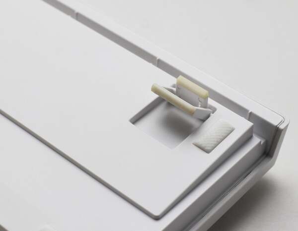 Ducky Zero 6108 tr&aring;dl&ouml;st mekaniskt ergonomiskt speltangentbord, Cherry MX2A Red, vit