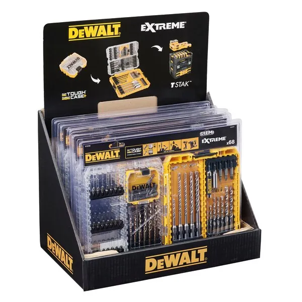 DeWALT Extreme DT70760-QZ - 63pc drill drive set with extreme masonry & extreme metal drill bits