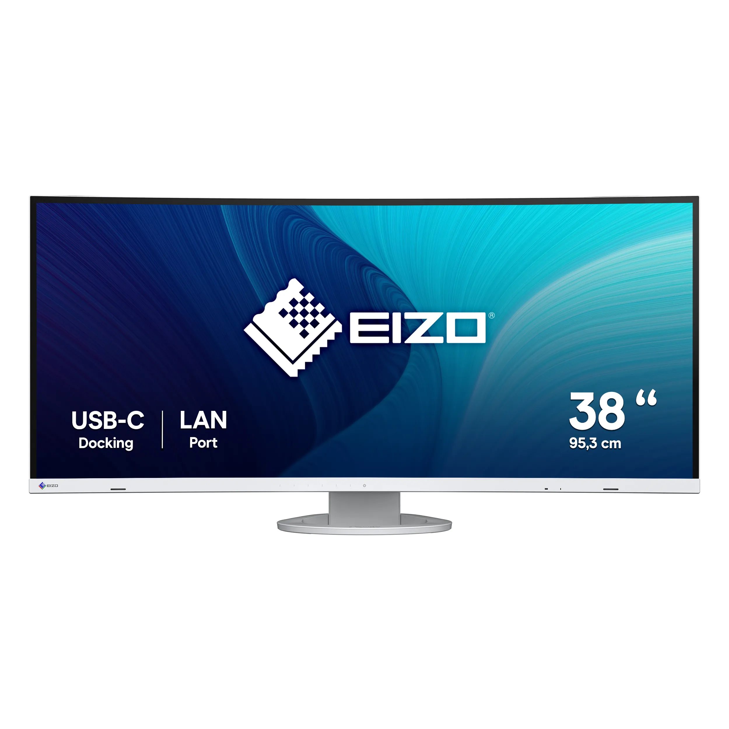 EIZO 37.5" FlexScan EV3895, 3840x1600px, IGZO - curved monitor, White