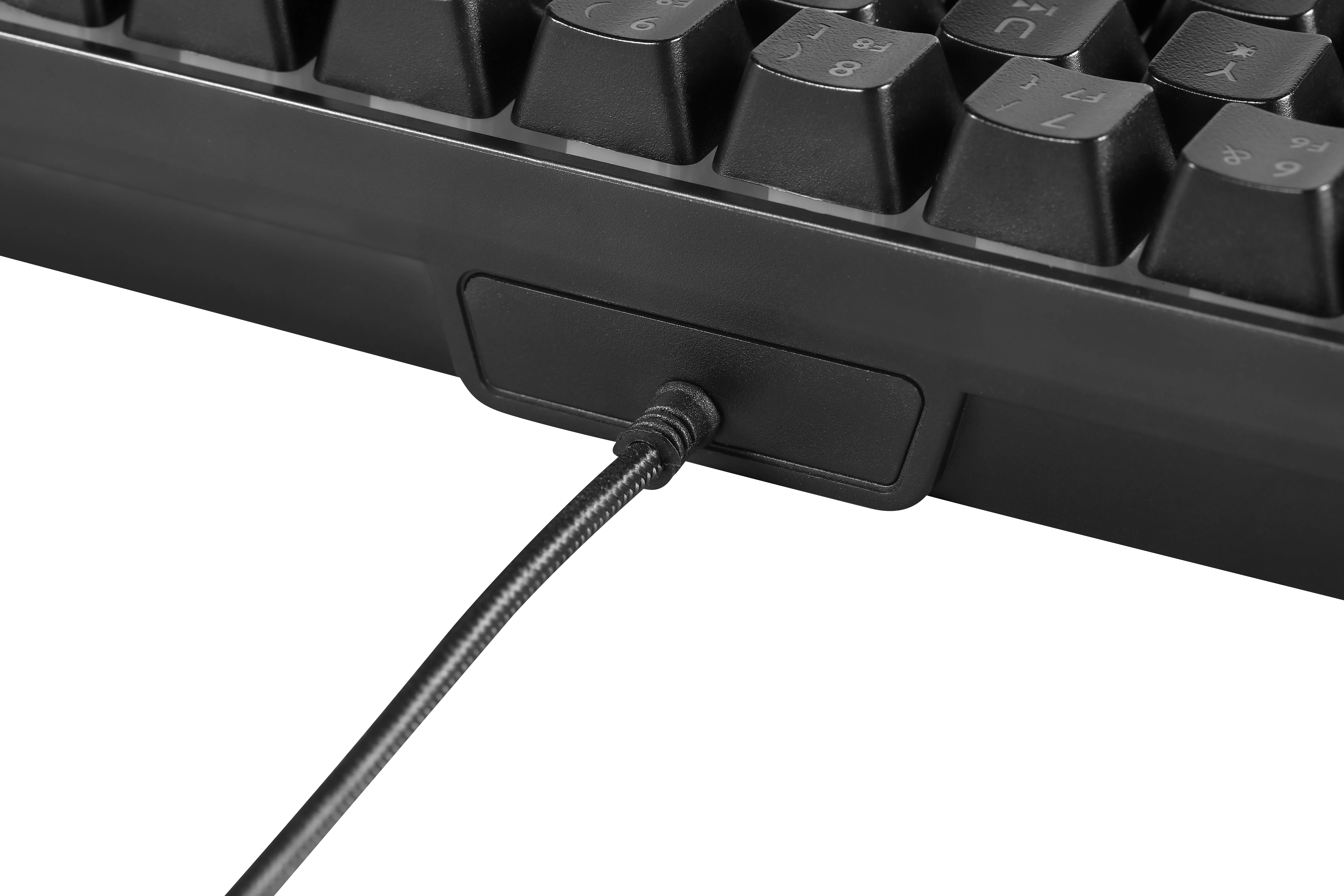 Deltaco Gaming DK240. 60%, membran switches, RGB - speltangenbord, svart