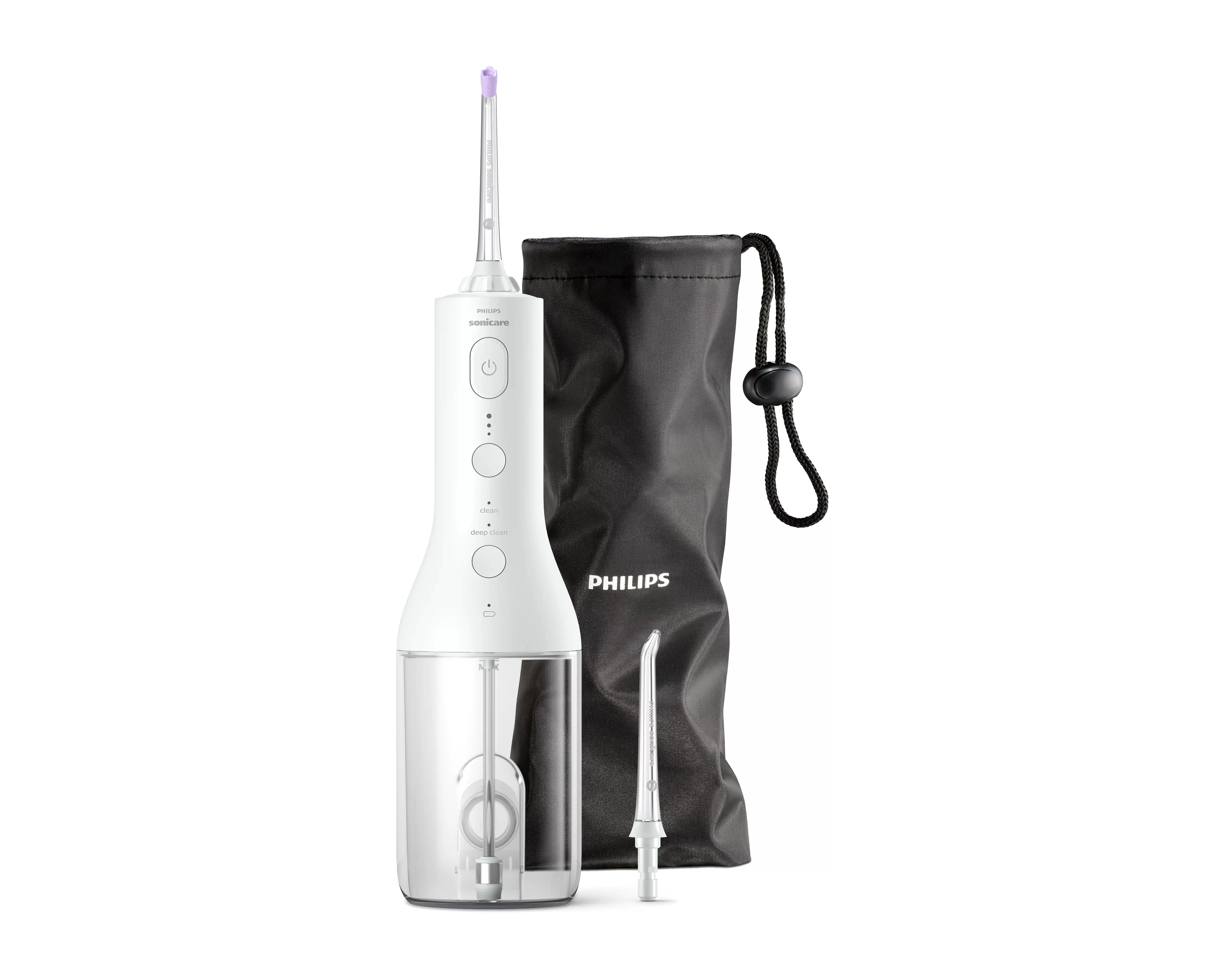 Philips Sonicare Power Flosser 3000 Water Flosser, White