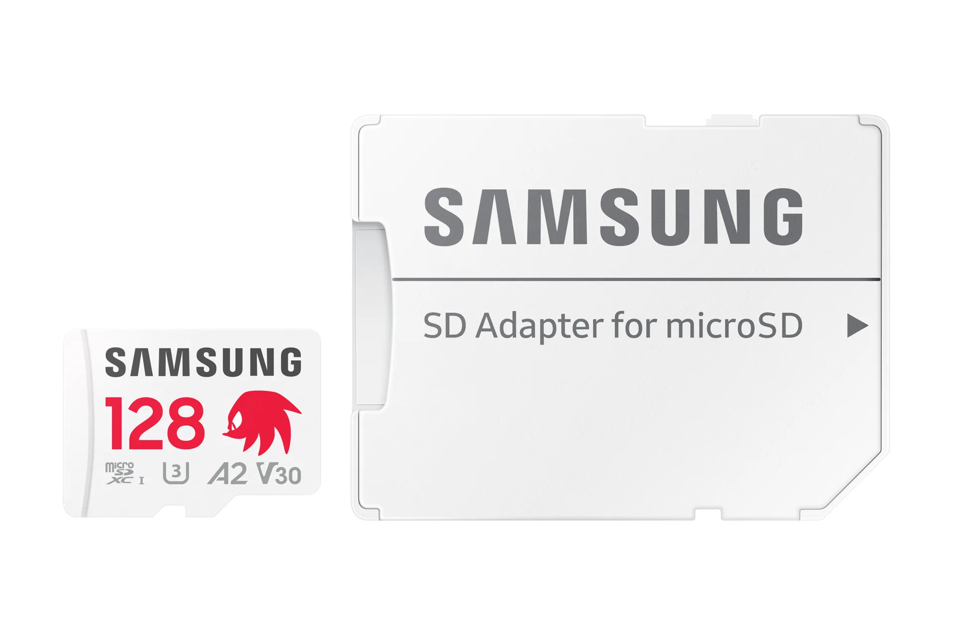 Samsung PRO Plus 128GB MicroSDXC UHS-I U3 V30 A2 card with SD adapter, Blue and white