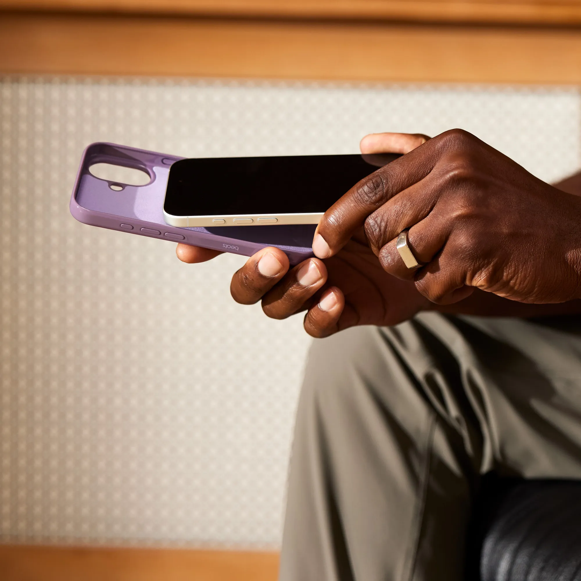 Beats iPhone 16 Plus Case with MagSafe, Sunset Purple