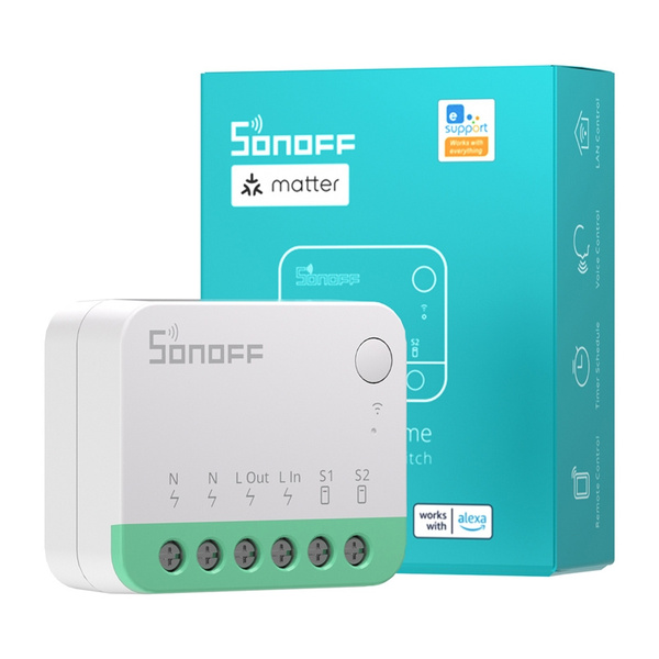 SONOFF MINIR4M - Matter smart switch, White, 4 pcs