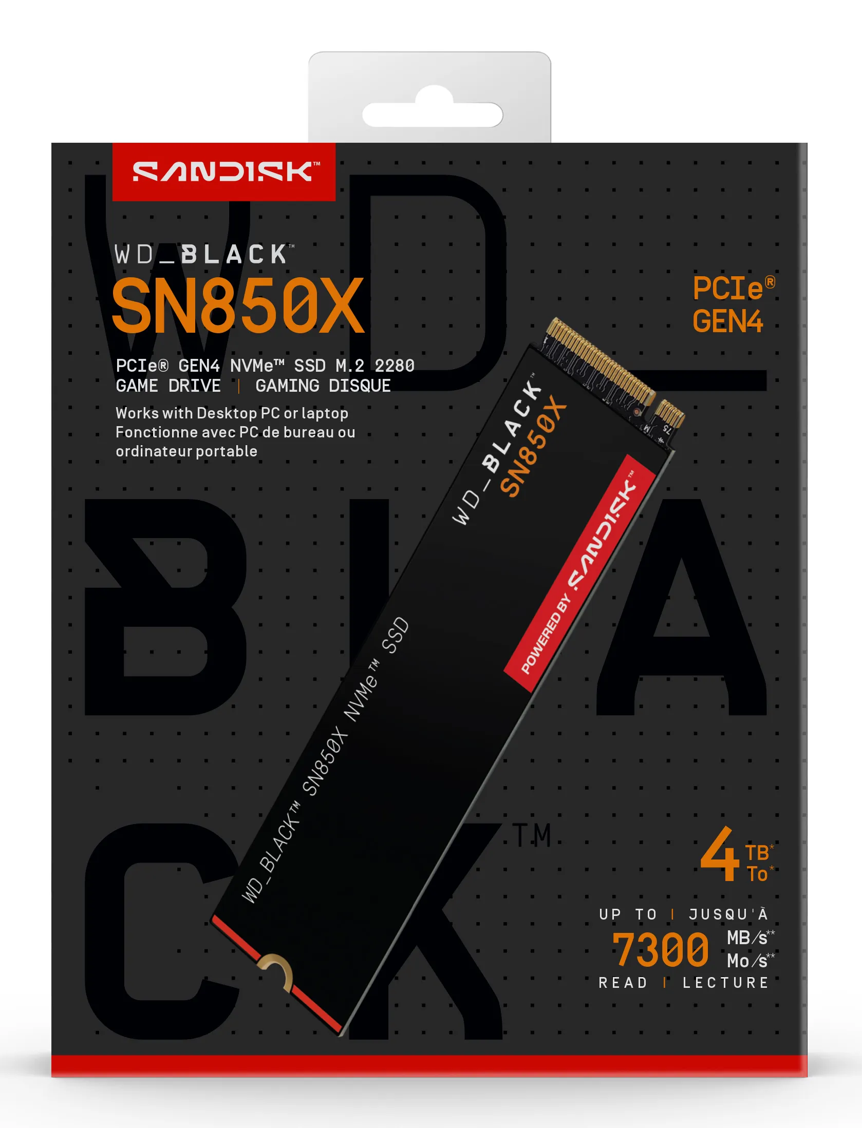 WD_BLACK SN850X 4 TB M.2 NVMe SSD
