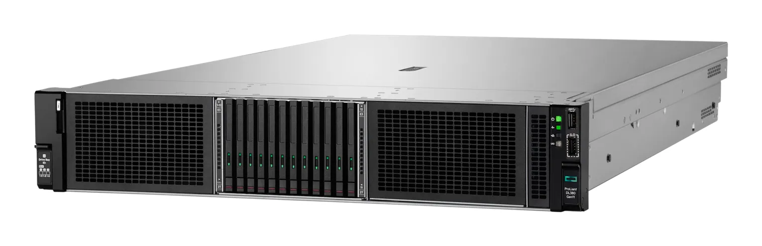 HPE ProLiant DL380 Gen11 Intel Xeon Silver 4510 2.4GHz 12c 64GB-R 12LFF MR416i-p 2x8TB SATA HDD 2x1000W PS EMEA Server