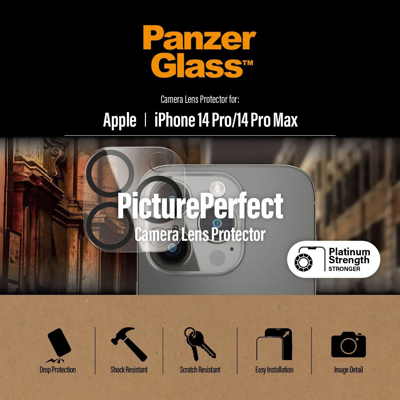 PanzerGlass PicturePerfect, iPhone 14 Pro / 14 Pro Max - Camera Lens Protector